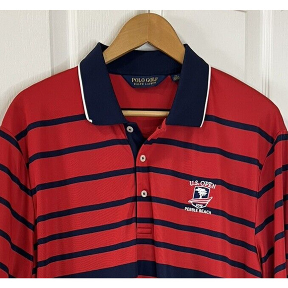 Polo Golf Ralph Lauren Men's XL 2019 US Open Pebble Beach Short Sleeve Shirt‎ - Picture 2 of 8